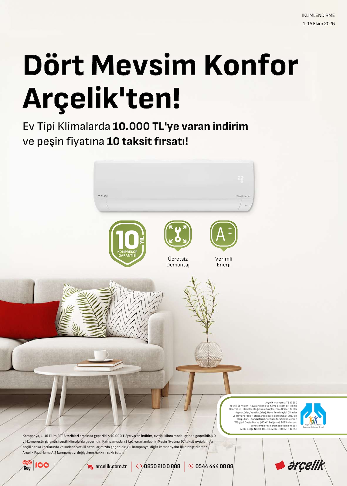 Arçelik 1 Ekim 2026 Aktüel Kataloğu