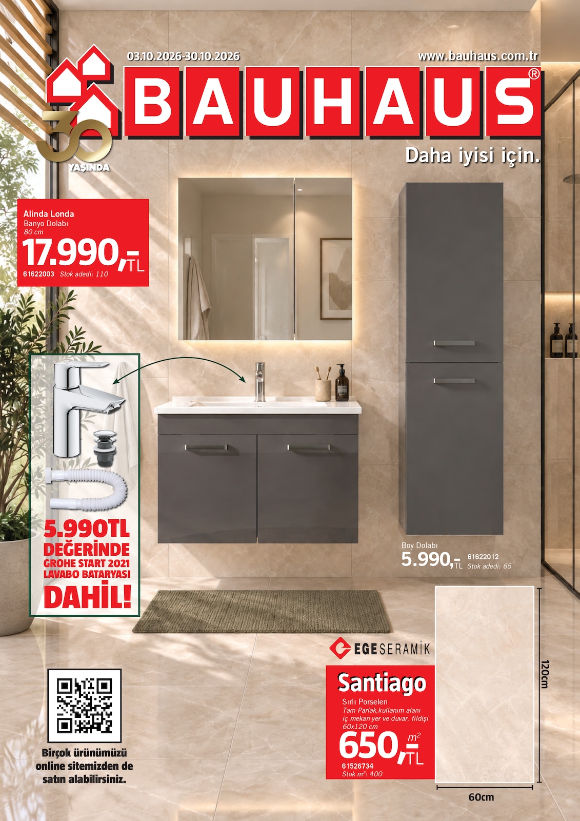 Bauhaus 3 Ekim 2026 Aktüel Kataloğu