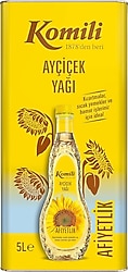 Komili Ayçiçek Yağı 5 lt Teneke