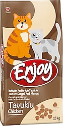 Enjoy Tavuklu 15 kg Yetişkin Kedi Maması