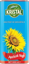 Kristal Ayçiçek Yağı 5 lt Teneke