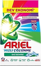 Ariel Dağ Esintisi Beyazlar için 7 kg Toz Deterjan