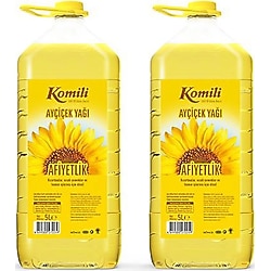 Komili Ayçiçek Yağı 5 lt 2'li Pet