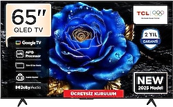 TCL 65T61C 4K Ultra HD 65" 165 Ekran Uydu Alıcılı Google Smart QLED TV